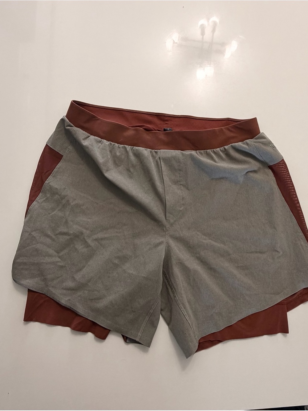 lululemon athletica Rust-Red Activewear Top